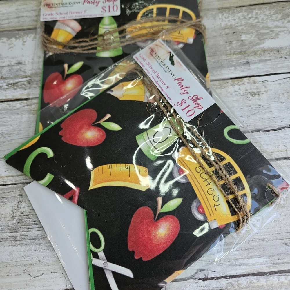Back To School BULLETIN BOARD, Party Banner Set